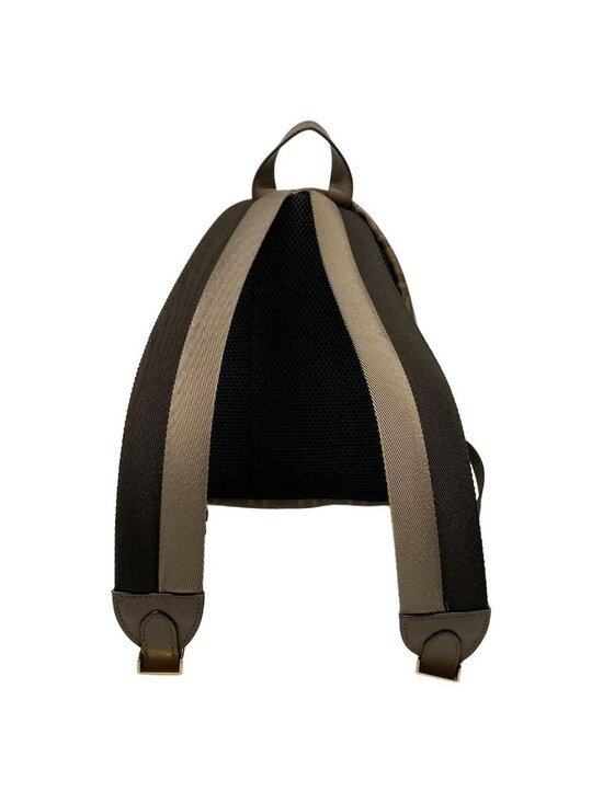 Fendi Backpack Mania Zucca Pattern Dark Brown Navy Multi Fila Collaboration main image 7